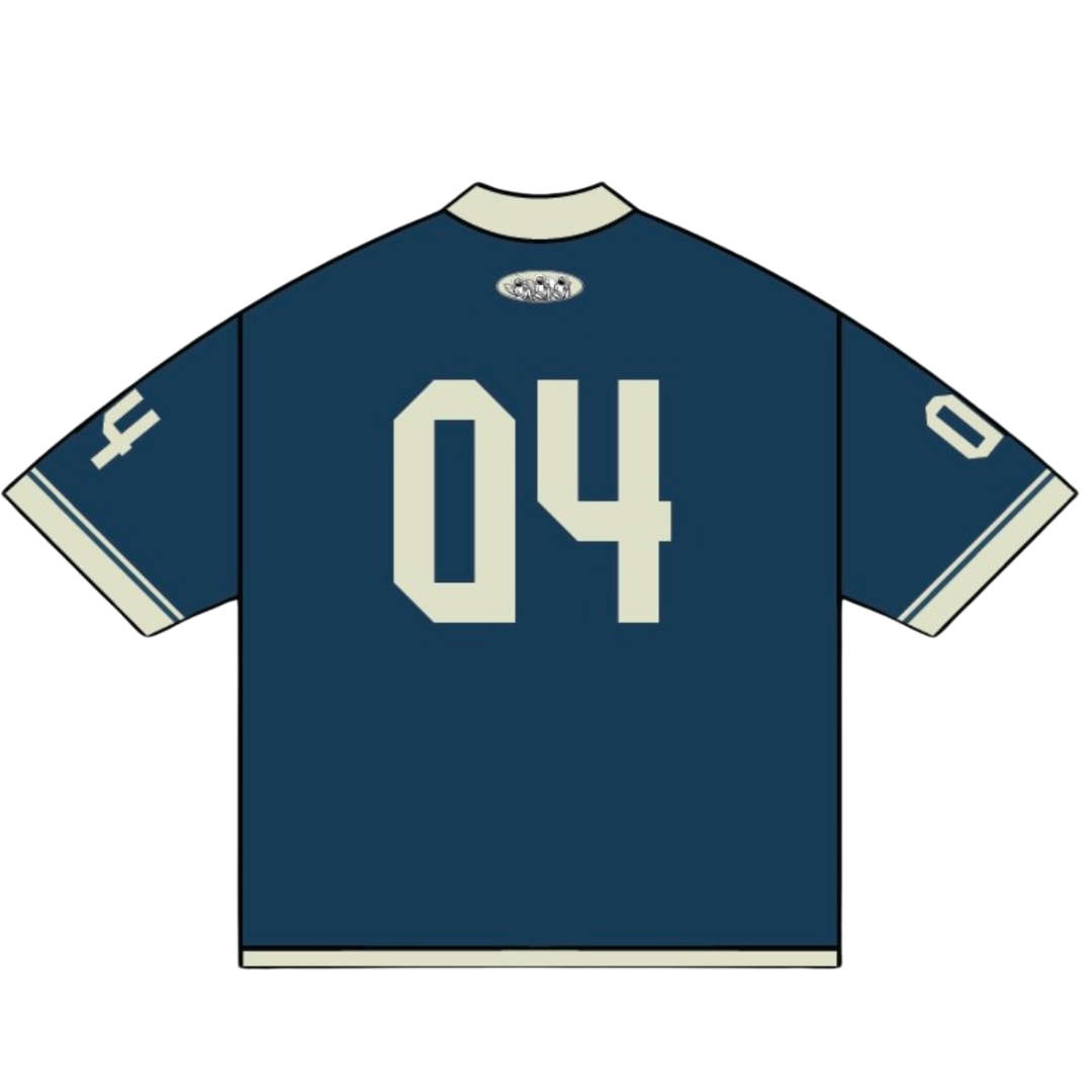NAVY JERSEY UNISEX SHIRT