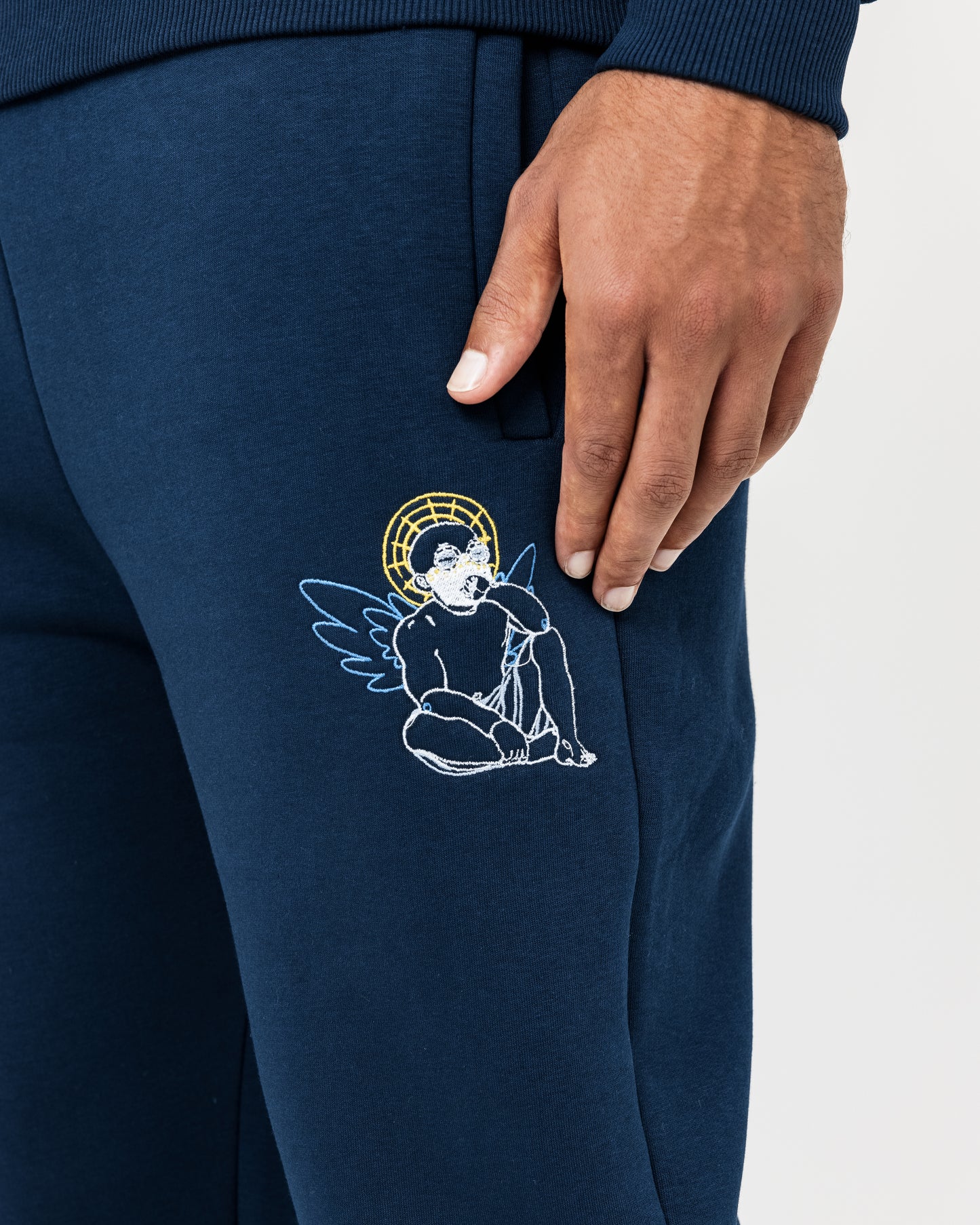 NAVY BASIC WEAR TRACKSUIT - Tracksuit - Santoammo
