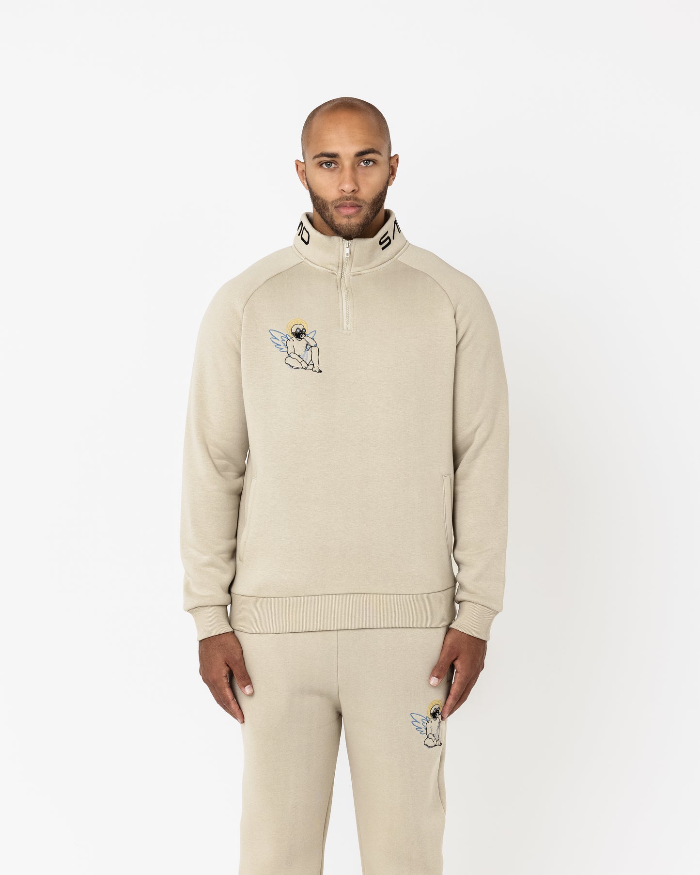 DIRTY NUDE ZIP SWEATER - Sweater - Santoammo