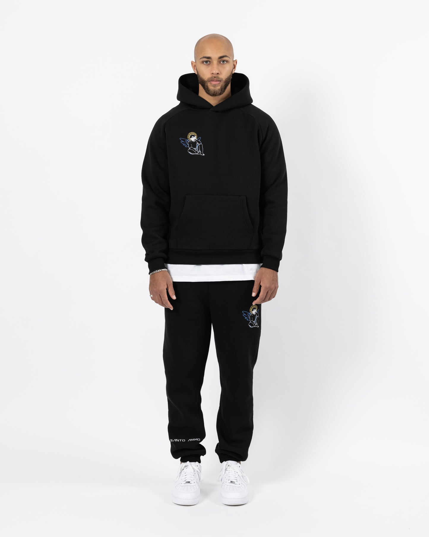 NOIR BASIC WEAR TRACKSUIT - Santo Clothing - Santoammo