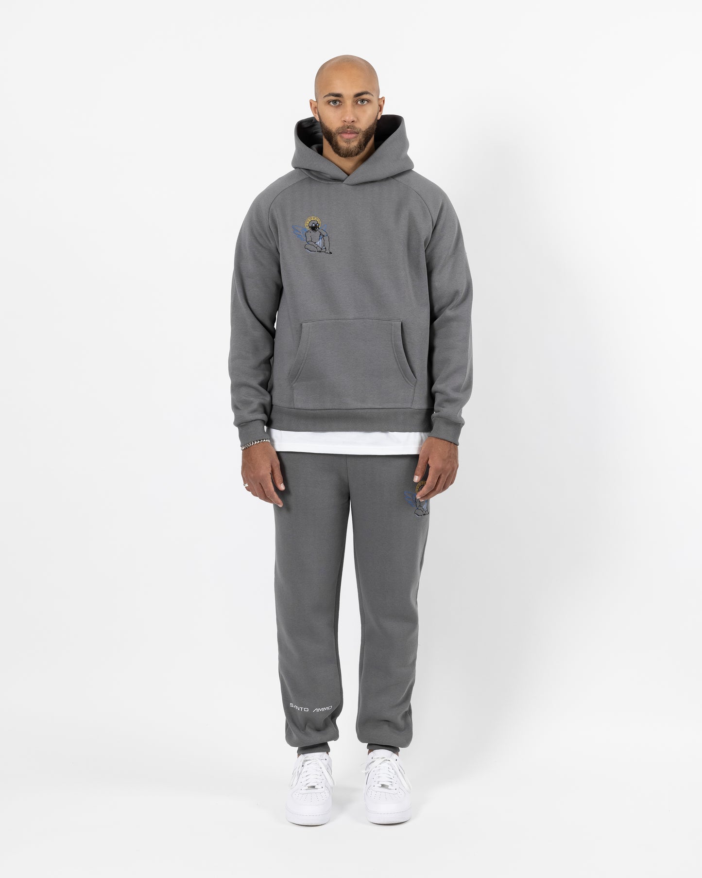 CINZA BASIC WEAR TRACKSUIT - Tracksuit - Santoammo