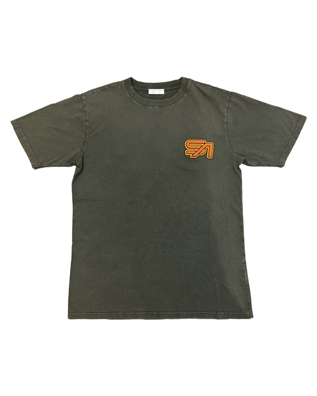 STONE WASH GREEN INITIAL T